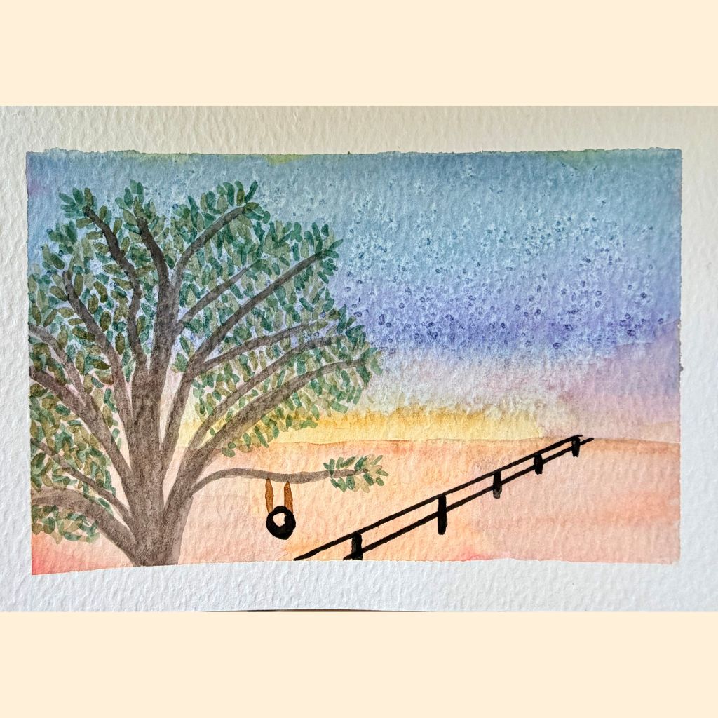 Hand Painted Landscape Greeting Card | Customisable