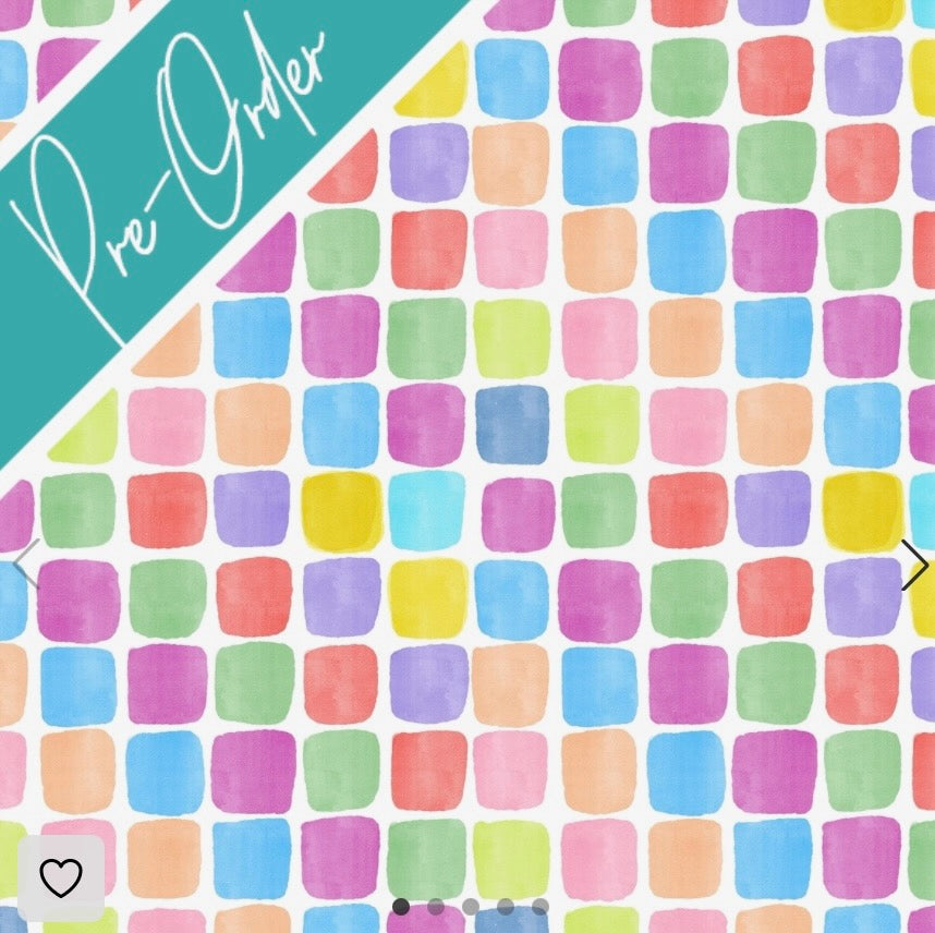 PRE-ORDER Water-resistant wet bags - Pastel Blocks (Karen Hempel Designs)