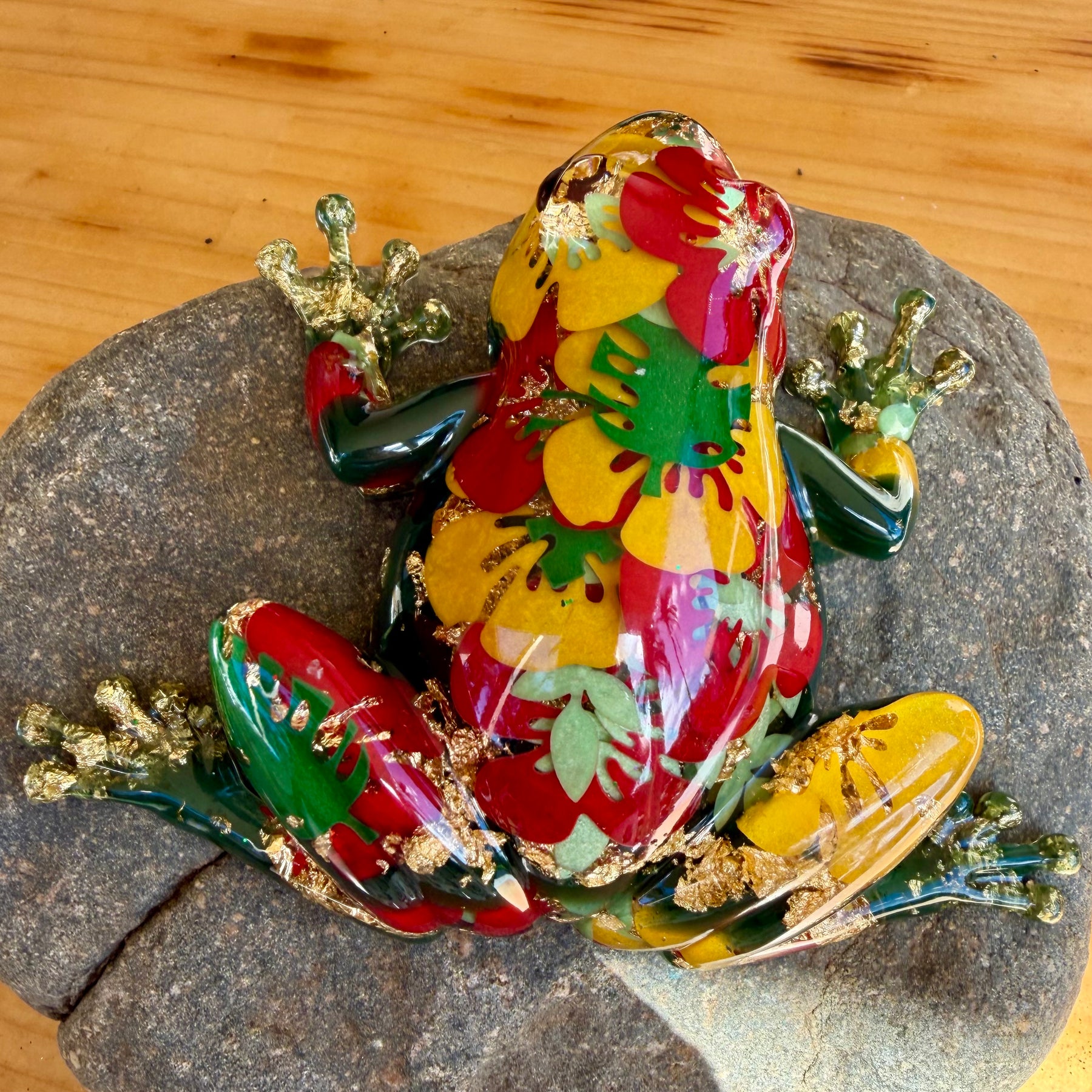 Frog In My Flower Garden