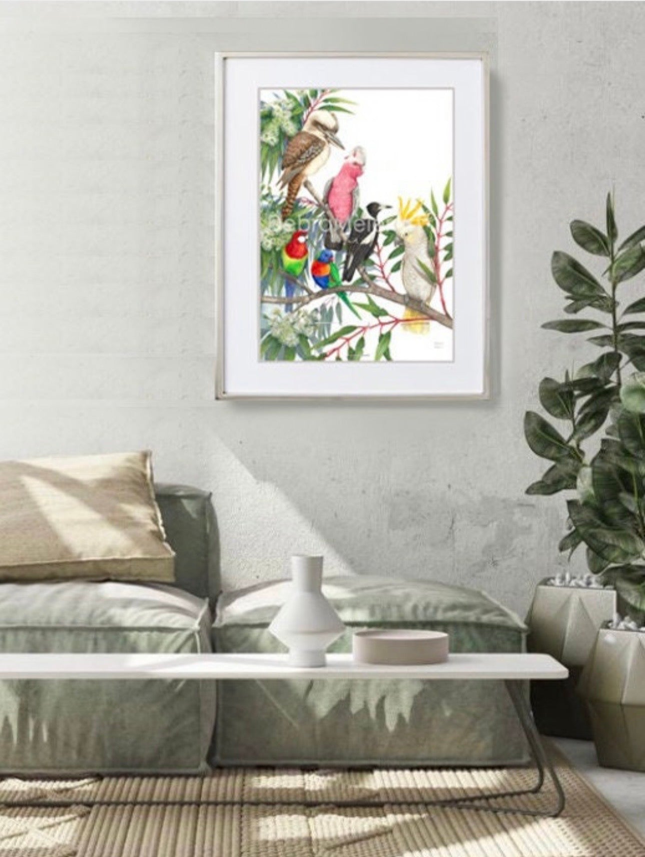 Native Birds art print by Debra Meier Art