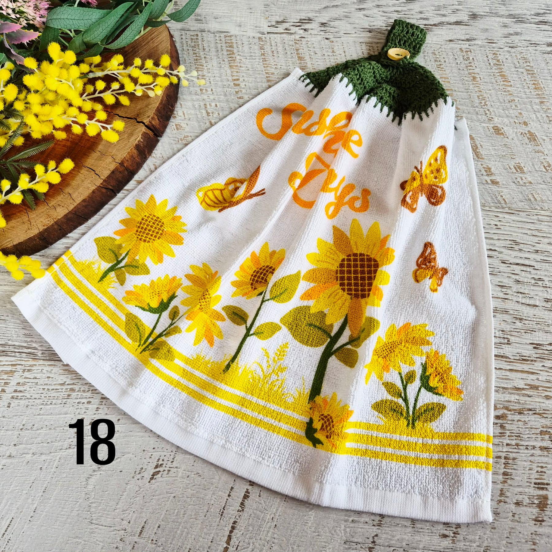 Kitchen Hand Towel | Hanging | Cotton | SINGLE LAYER | 9 Styles - 10-18