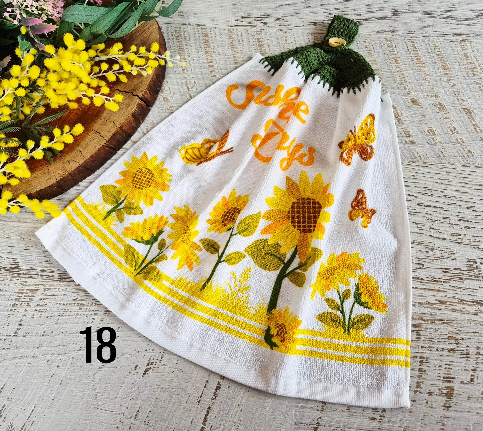 Kitchen Hand Towel | Hanging | Cotton | SINGLE LAYER | 9 Styles - 10-18