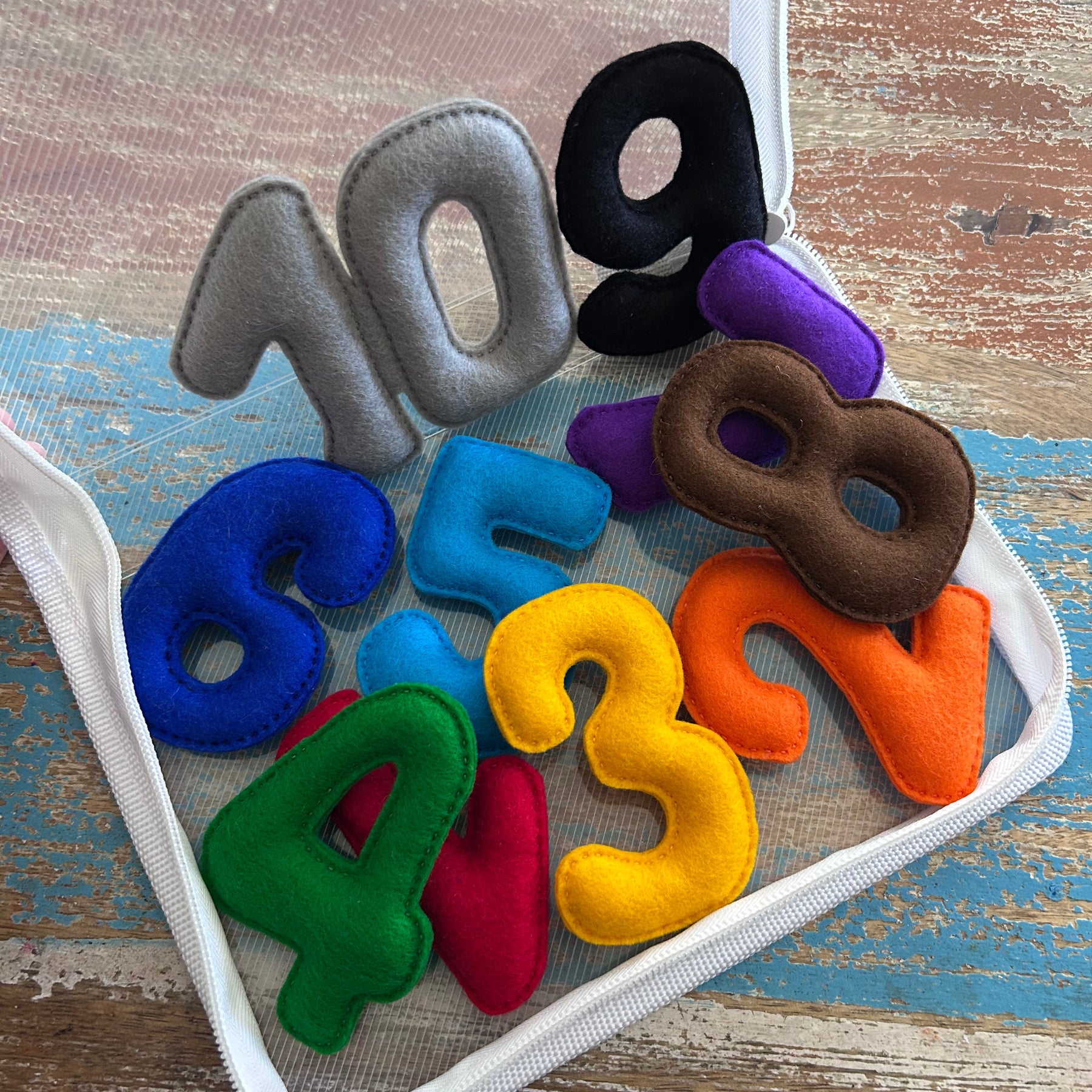 Set of numbers, homeschool, preschool, toddler gift for learning