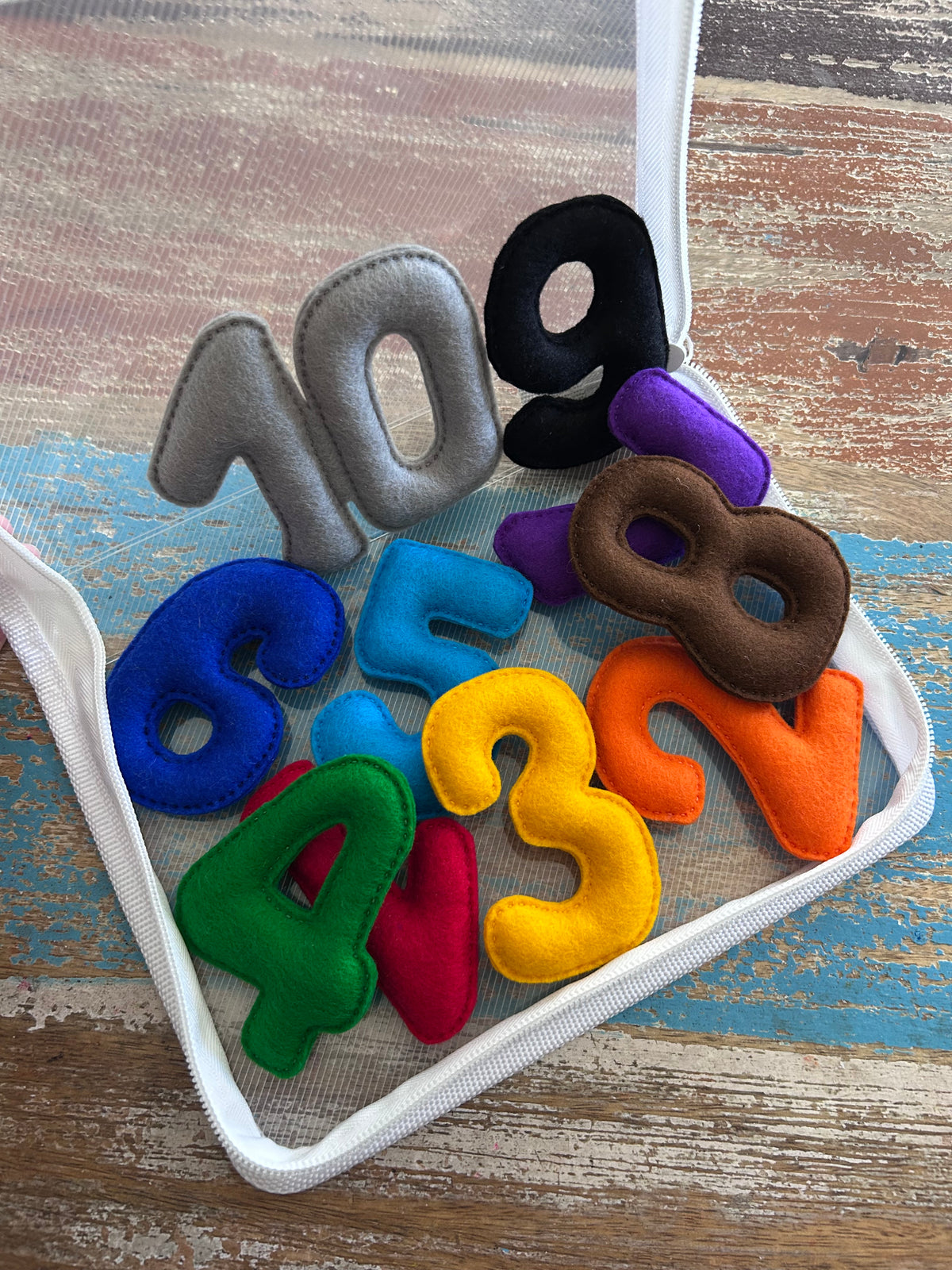 Set of numbers, homeschool, preschool, toddler gift for learning
