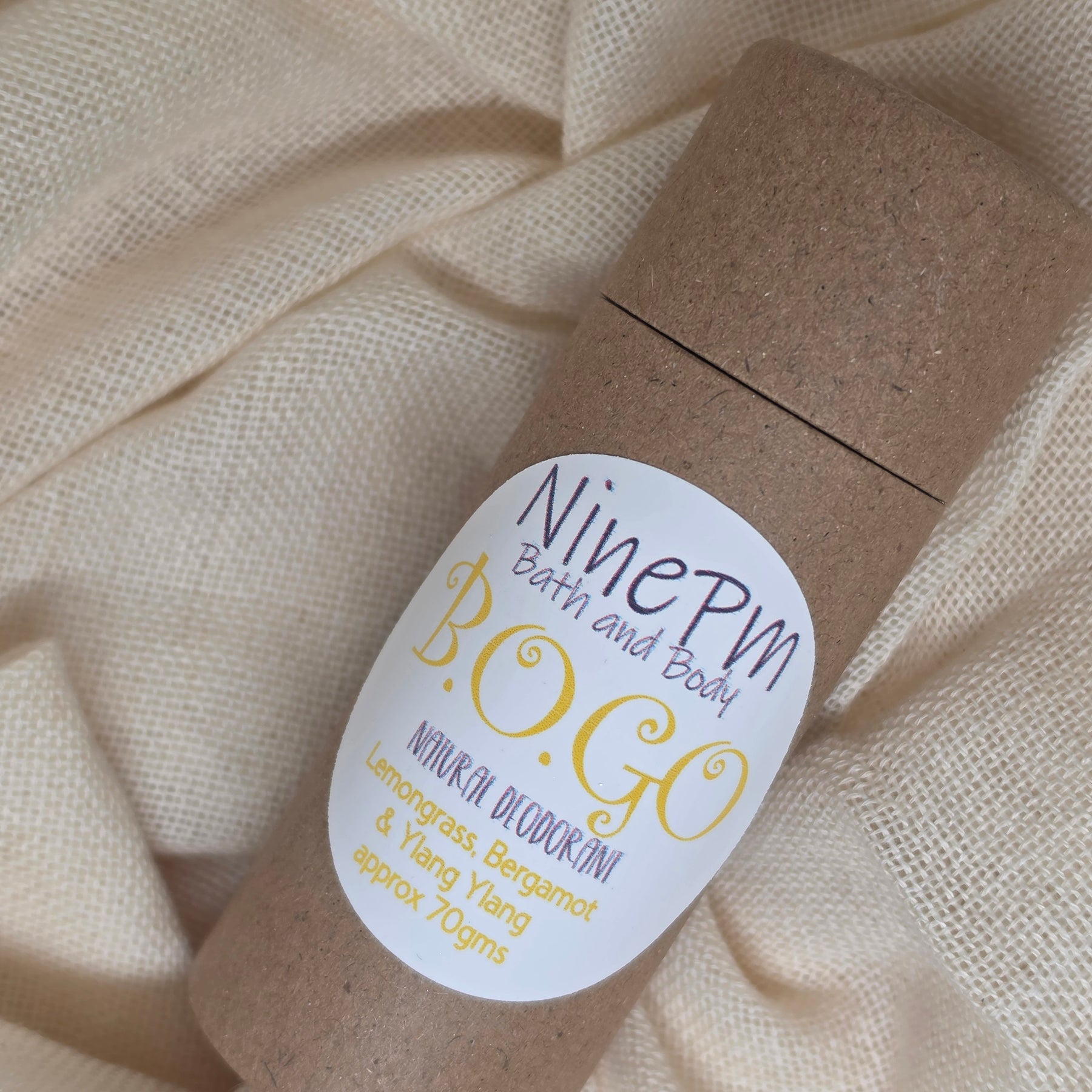 B.O.GO Natural Deodorant Tube (includes Bi-Carb)