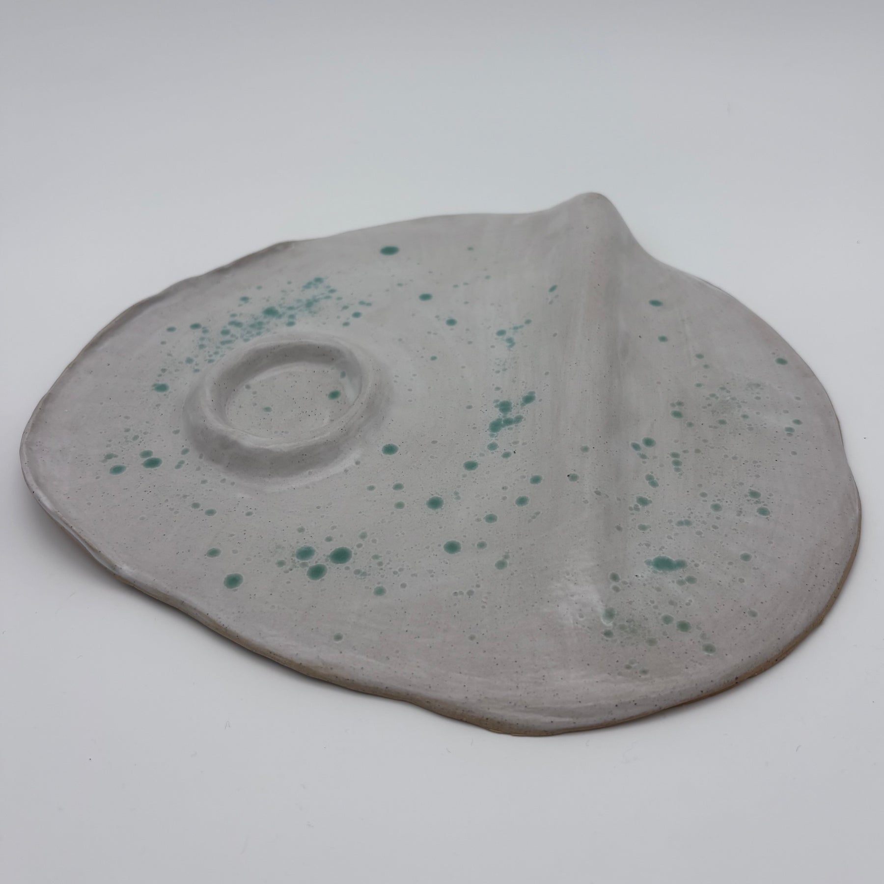 Boutique Handmade -Ceramic Tableware | Charcuterie | Slab Built Platter | Organic Shape | Modern Neutral Colours