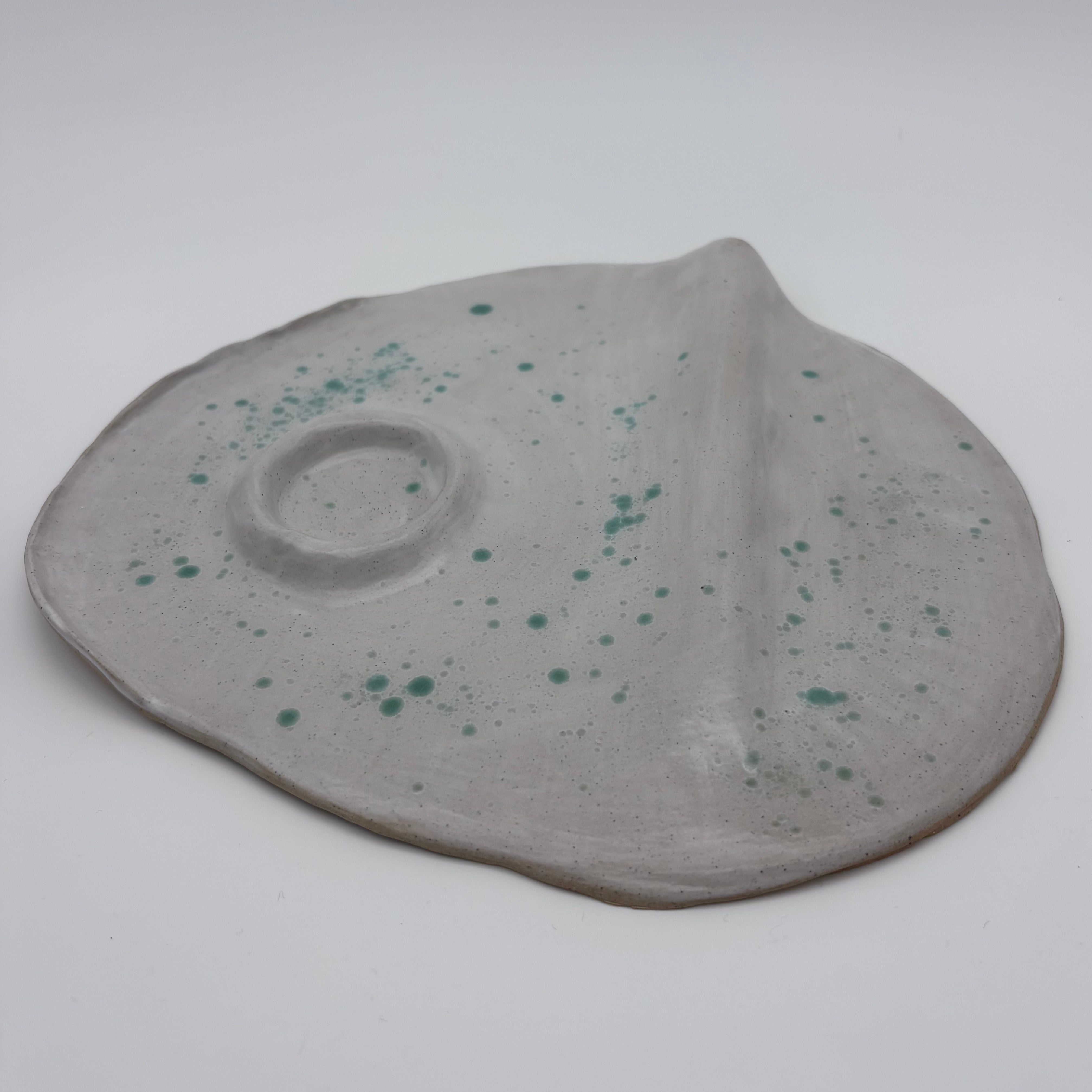 Boutique Handmade -Ceramic Tableware | Charcuterie | Slab Built Platter | Organic Shape | Modern Neutral Colours