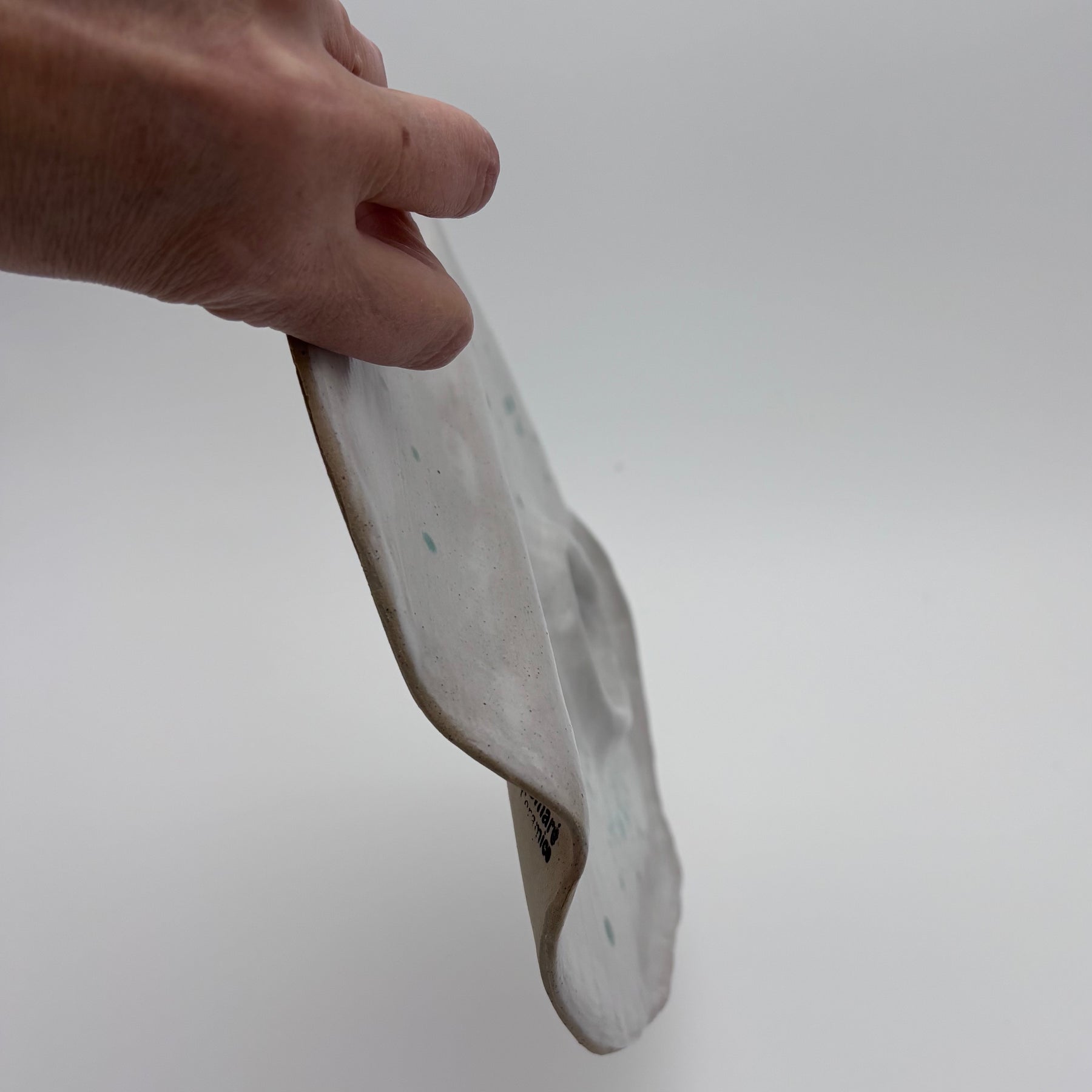 Boutique Handmade -Ceramic Tableware | Charcuterie | Slab Built Platter | Organic Shape | Modern Neutral Colours