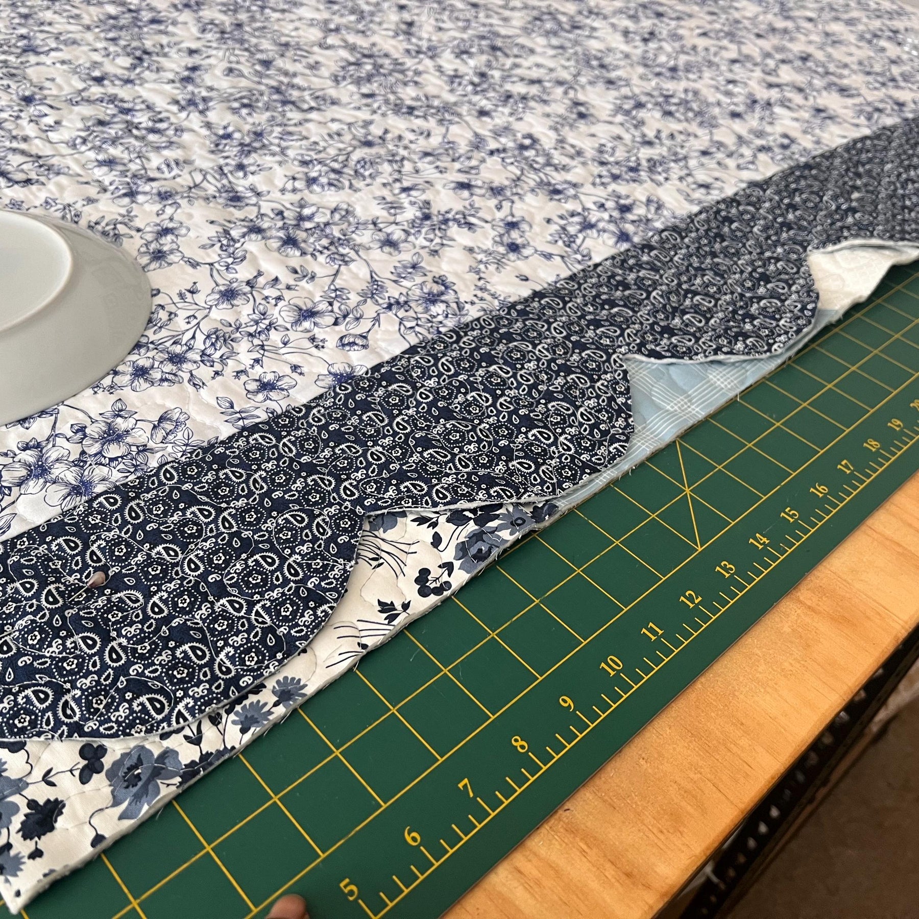 3 Cuts Layer Cake Quilt Pattern: Modern Scalloped Edges, Beginner Friendly PDF video tutorial