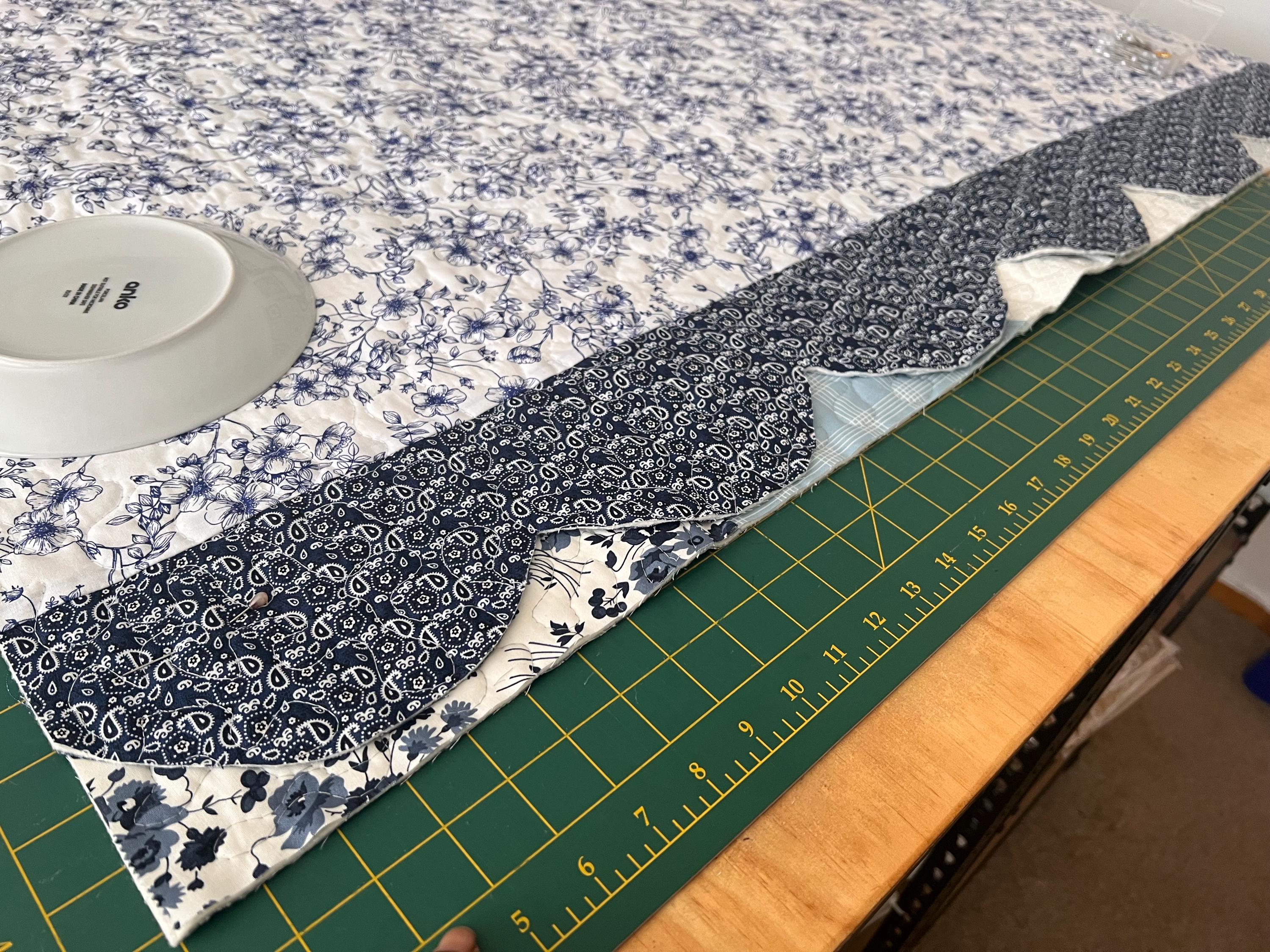 3 Cuts Layer Cake Quilt Pattern: Modern Scalloped Edges, Beginner Friendly PDF video tutorial