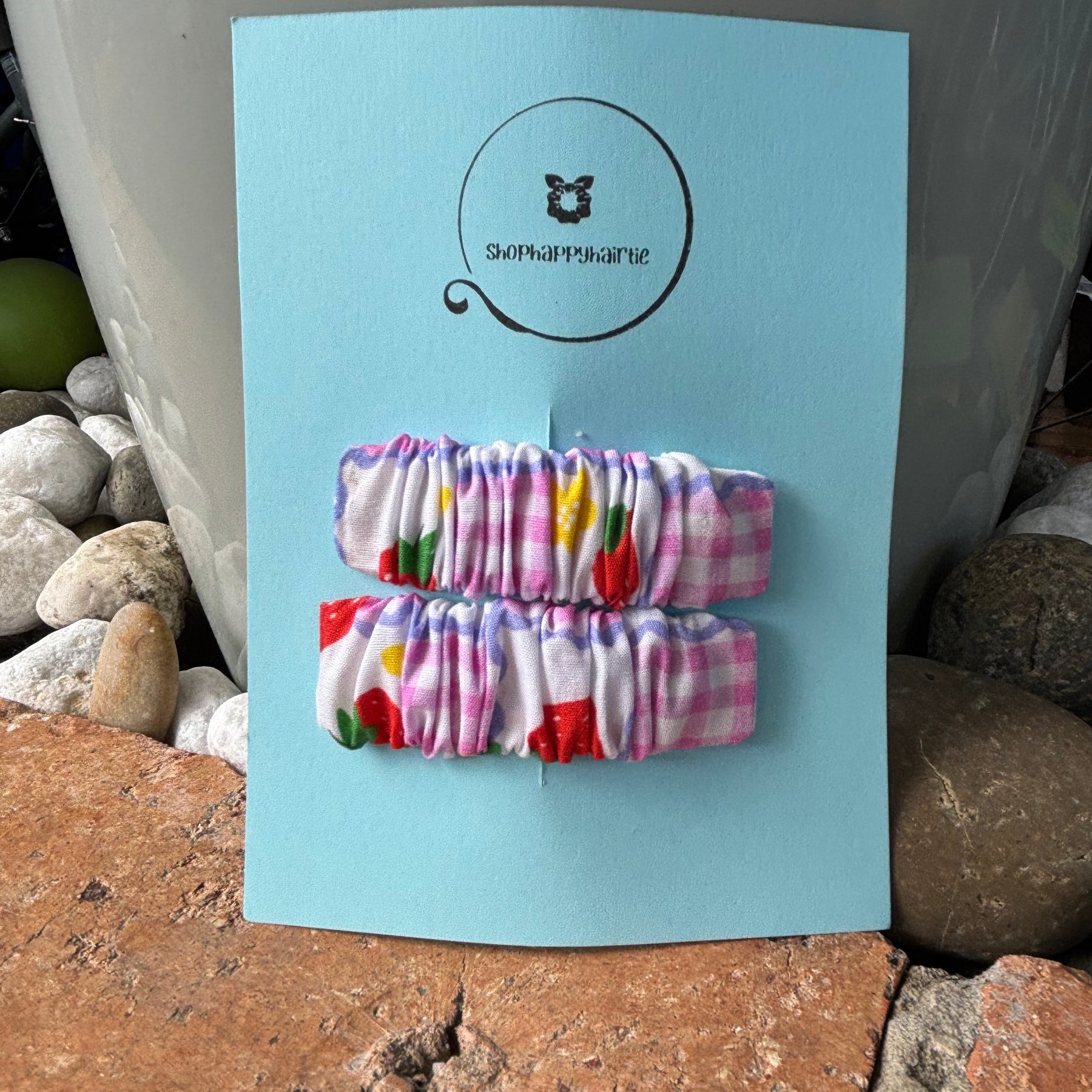 Handmade Ruffle Hair Clips