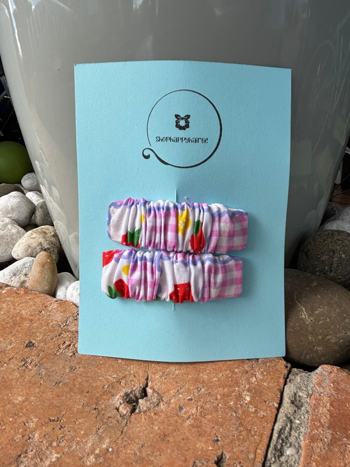 Handmade Ruffle Hair Clips