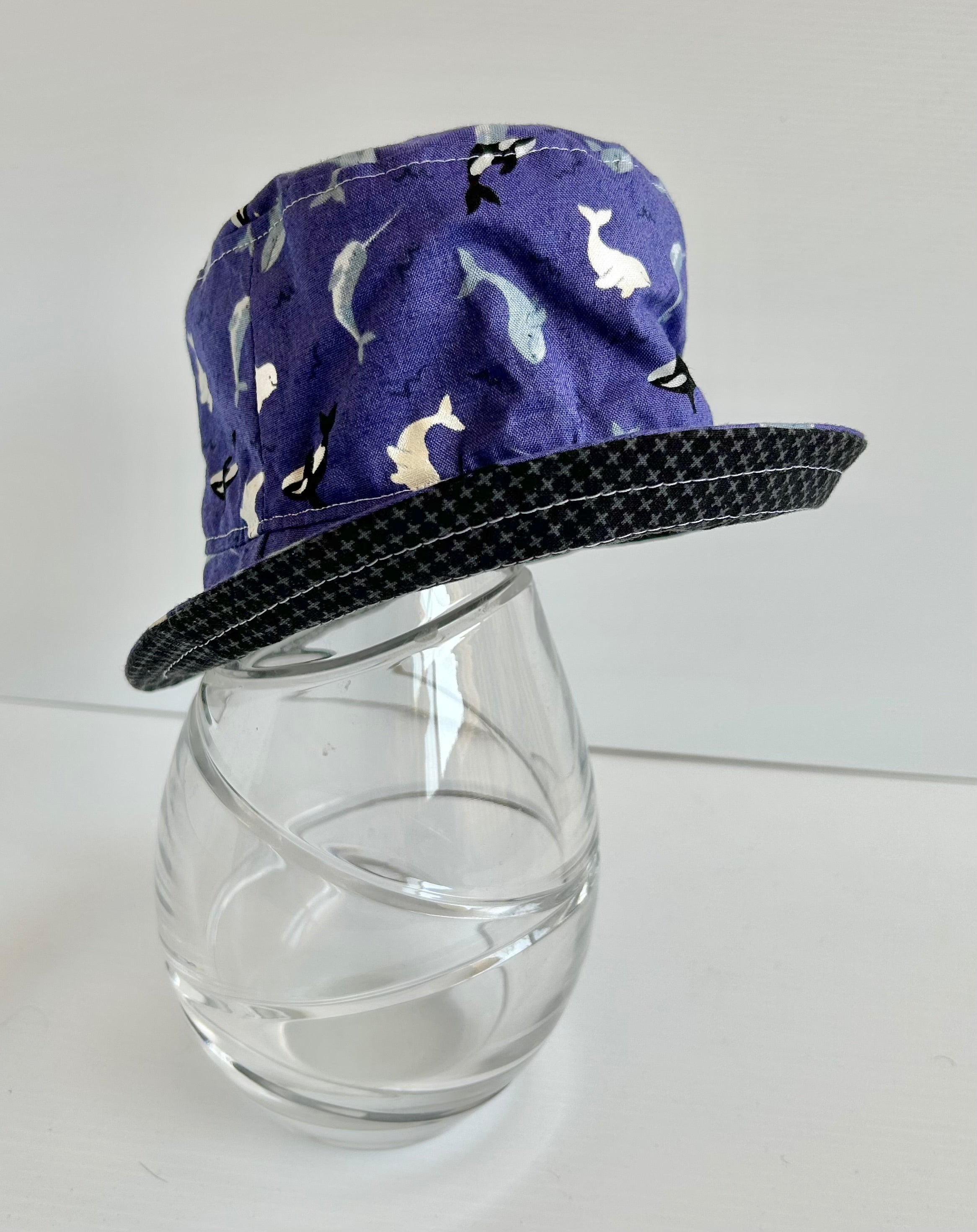 Ready to post- Baby size hats (boyish prints)- reduced price