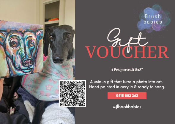 Brush babies gift certificates are now available - 8x8