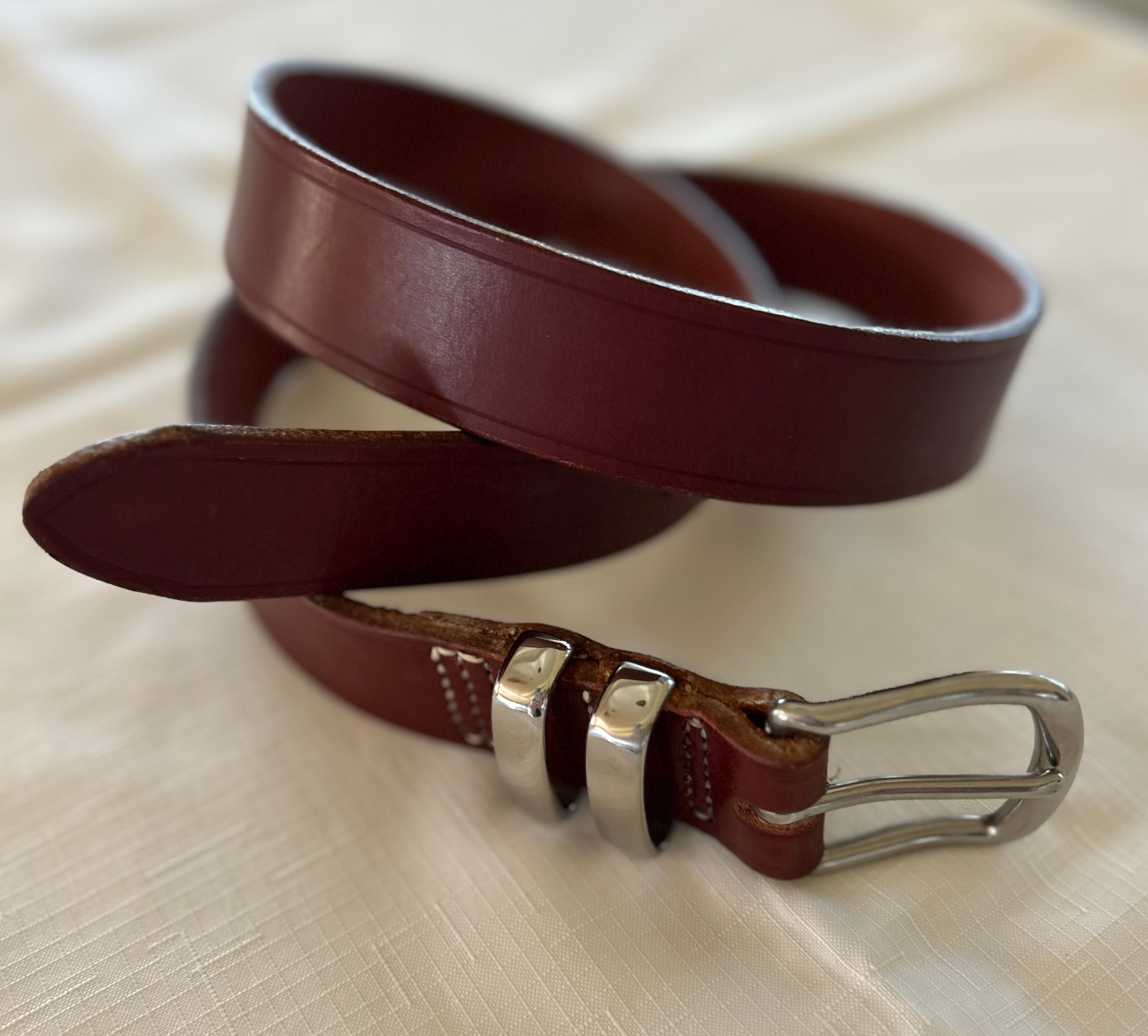 Chestnut Leather Belt (40”)