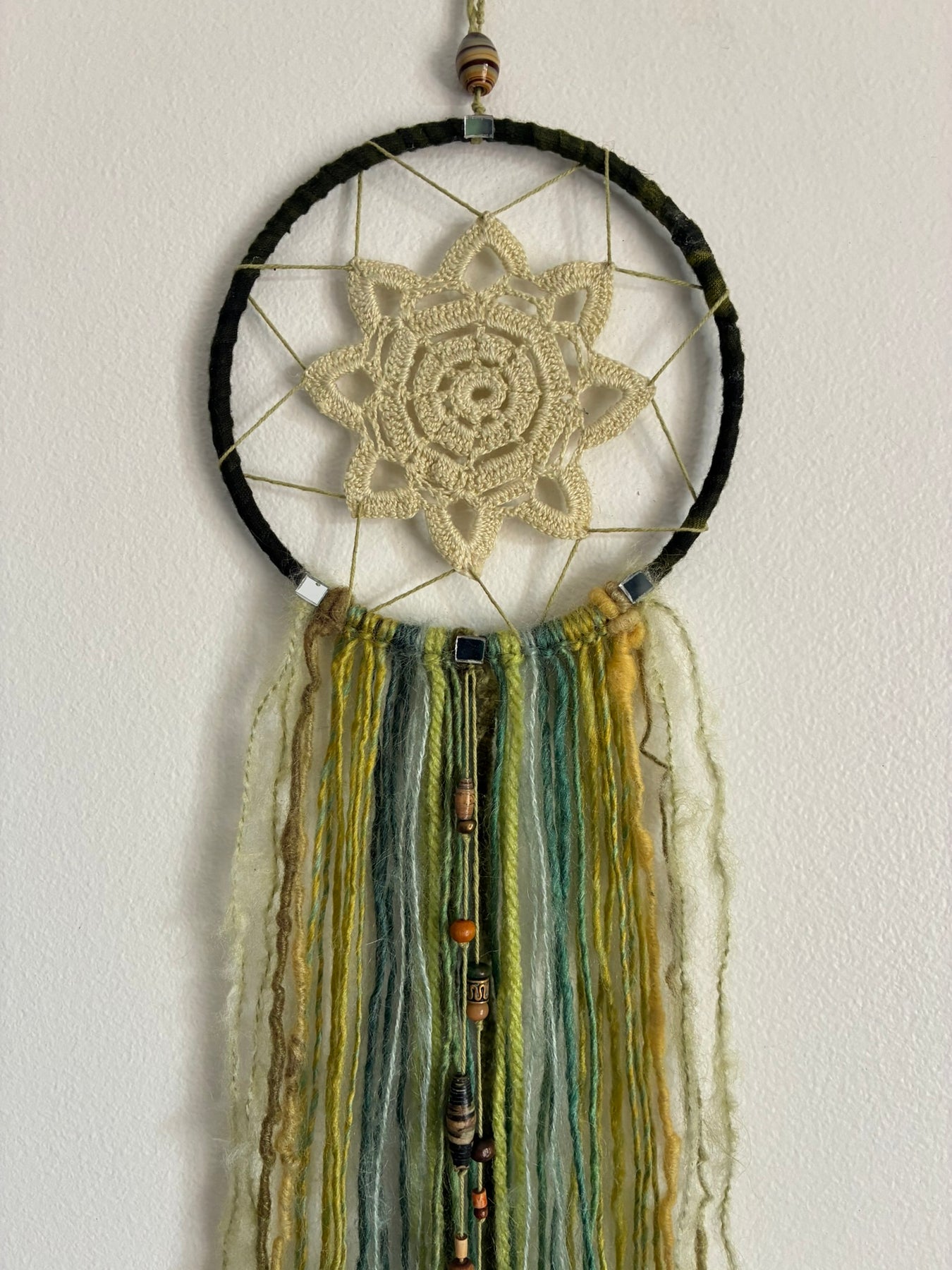 Dream Catcher - "Green Doily"