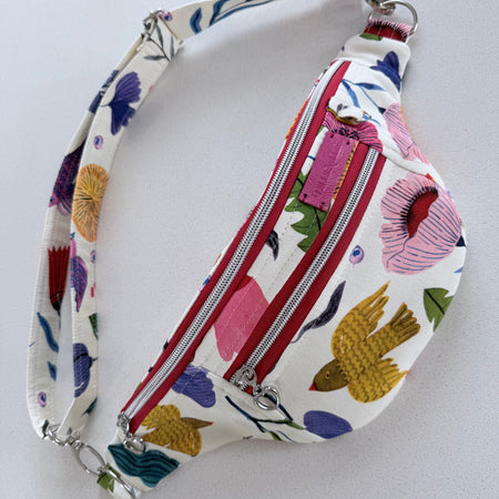 The Nomad ‘birds and flowers’ bum/hip/waist bag
