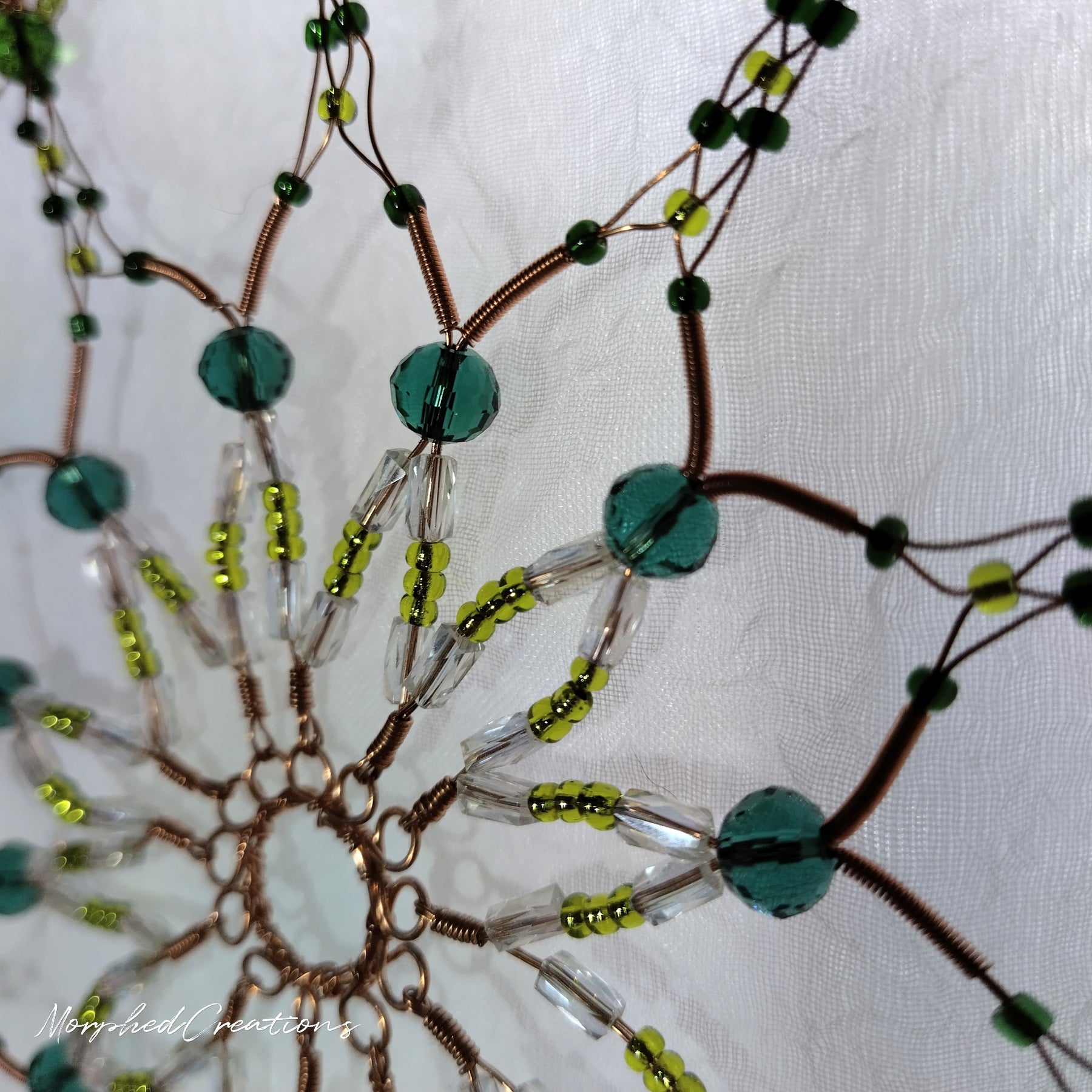 Large dream catcher styled sun catcher