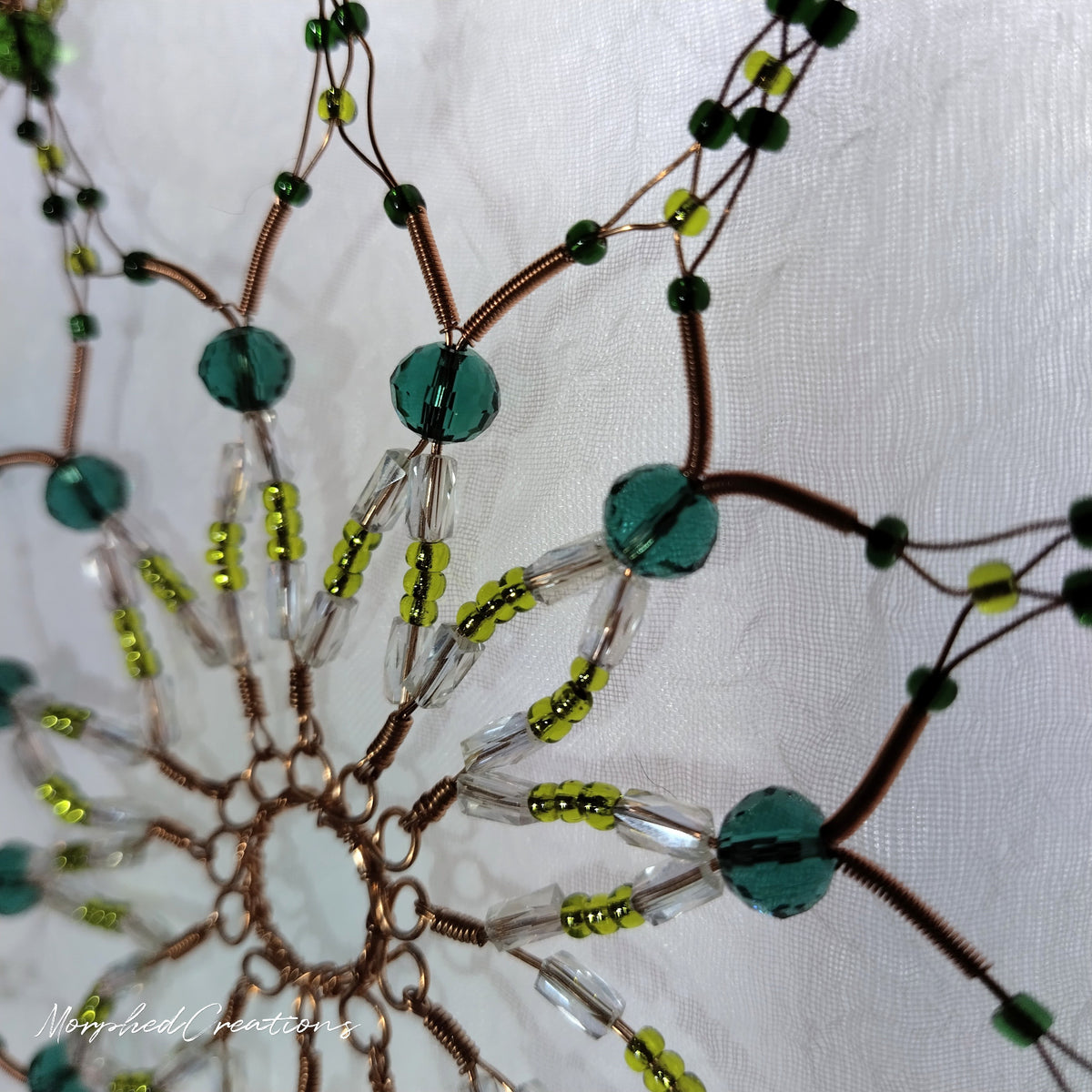 Large dream catcher styled sun catcher