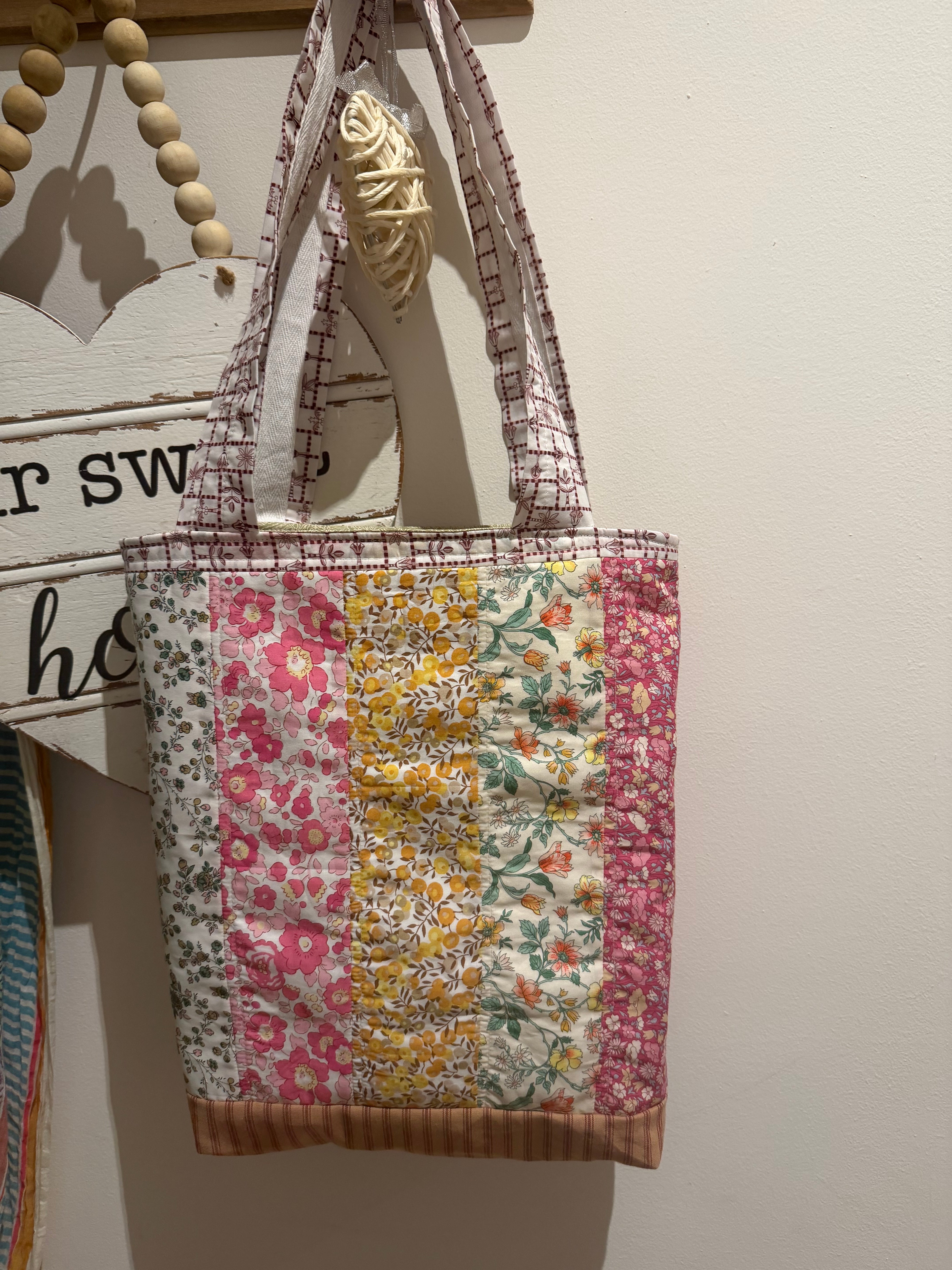 FLORAL TOTE BAG - featuring gorgeous Liberty fabrics