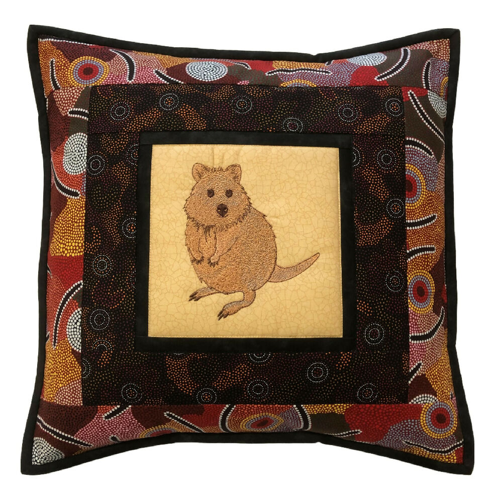 handmade Australian native quilted - quokka