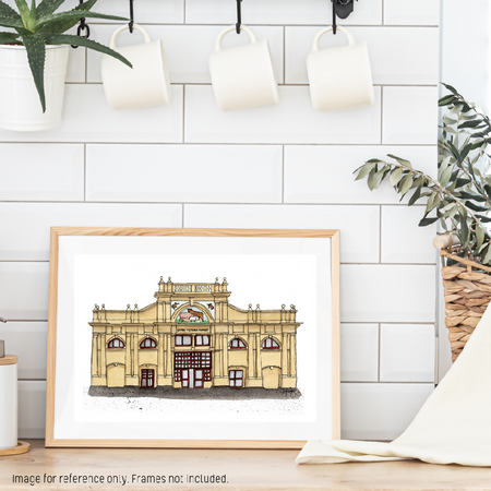 Watercolour Art Print - The Melbourne Series - 'Queen Victoria Market'