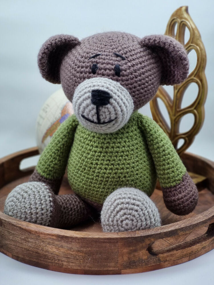 Bear - green jumper 1