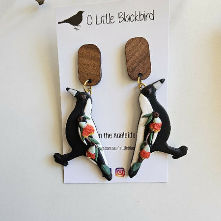 Magpie Dangle Earrings