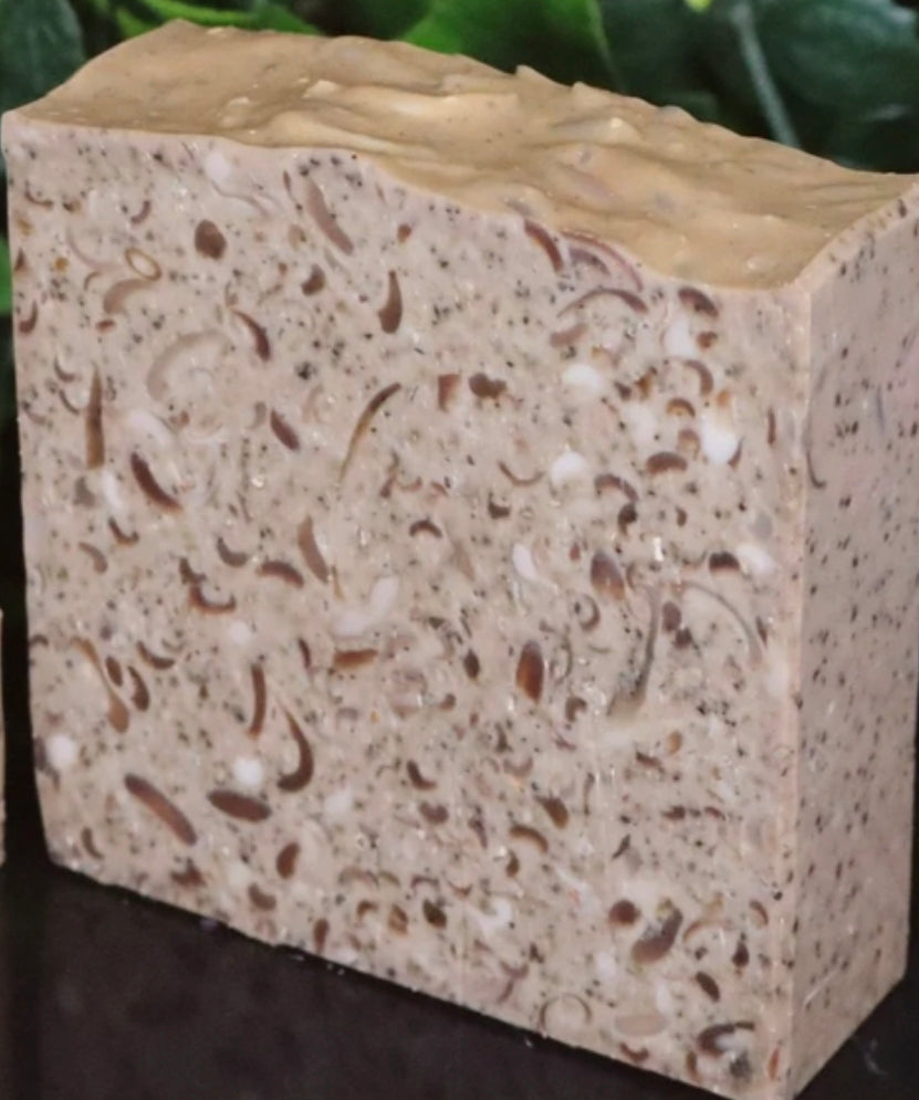 Handmade - 2 x Coffee & Oatmeal Confetti Scrub Bar