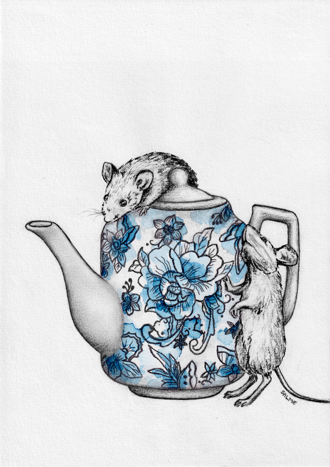 Jasmine Green | Mouse | Hand Drawn Original Artwork