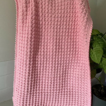 Pram Blanket in Pink