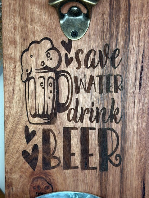 Reclaimed Timber Bottle Opener