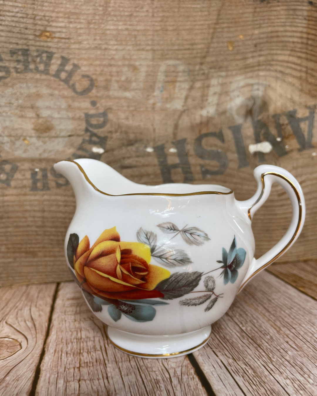 Lavender + Sweet Orange I Natural Soy Candle I Vintage Rose Jug
