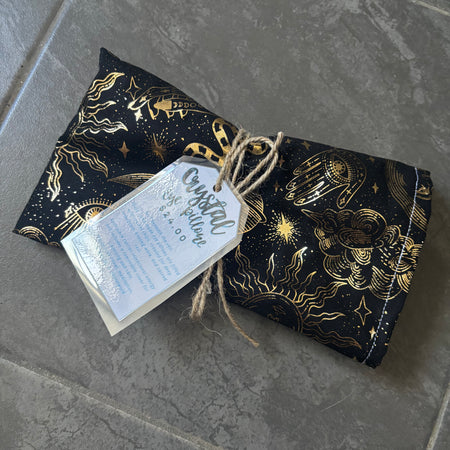 Crystal eye pillow- Sun & Moon