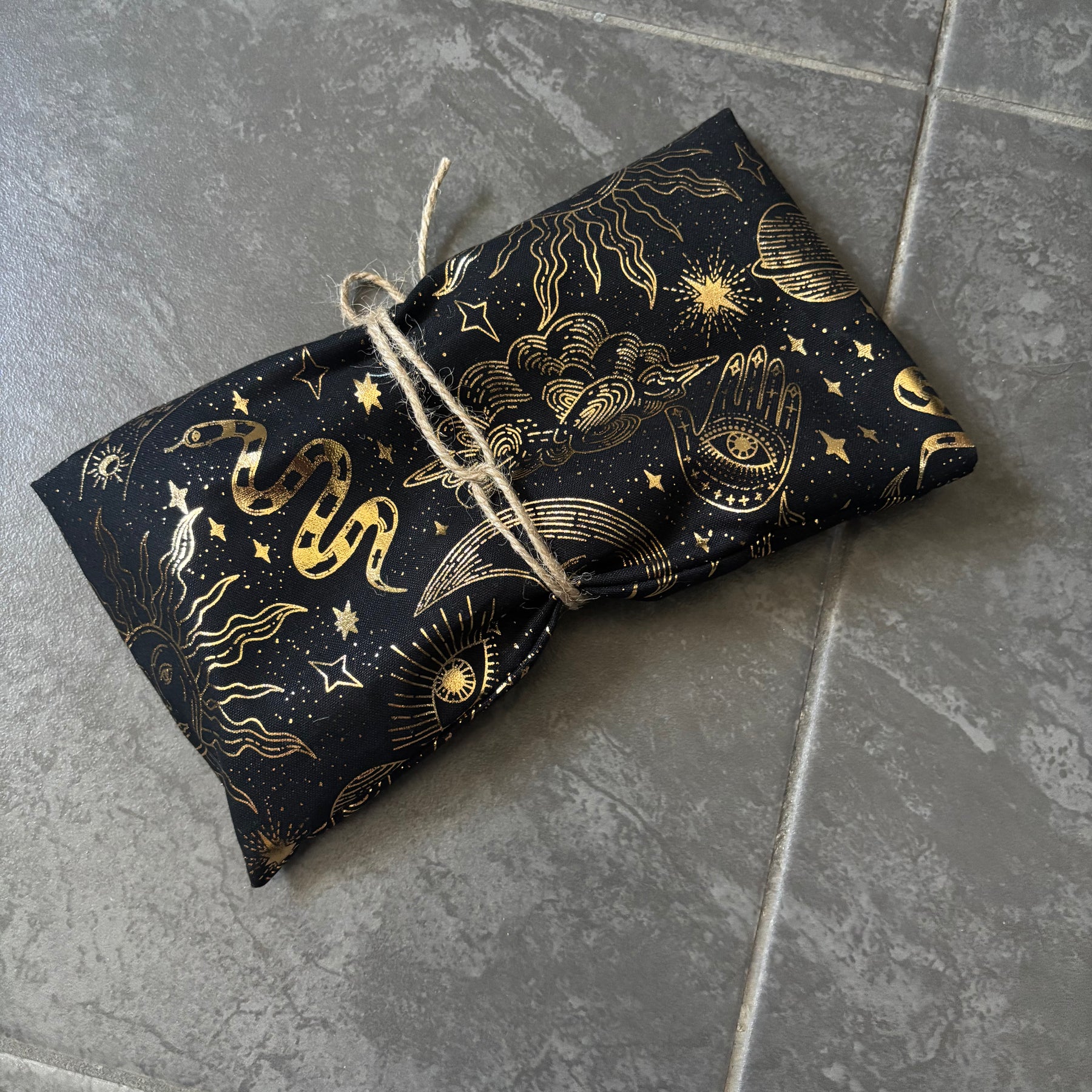 Crystal eye pillow- Sun & Moon