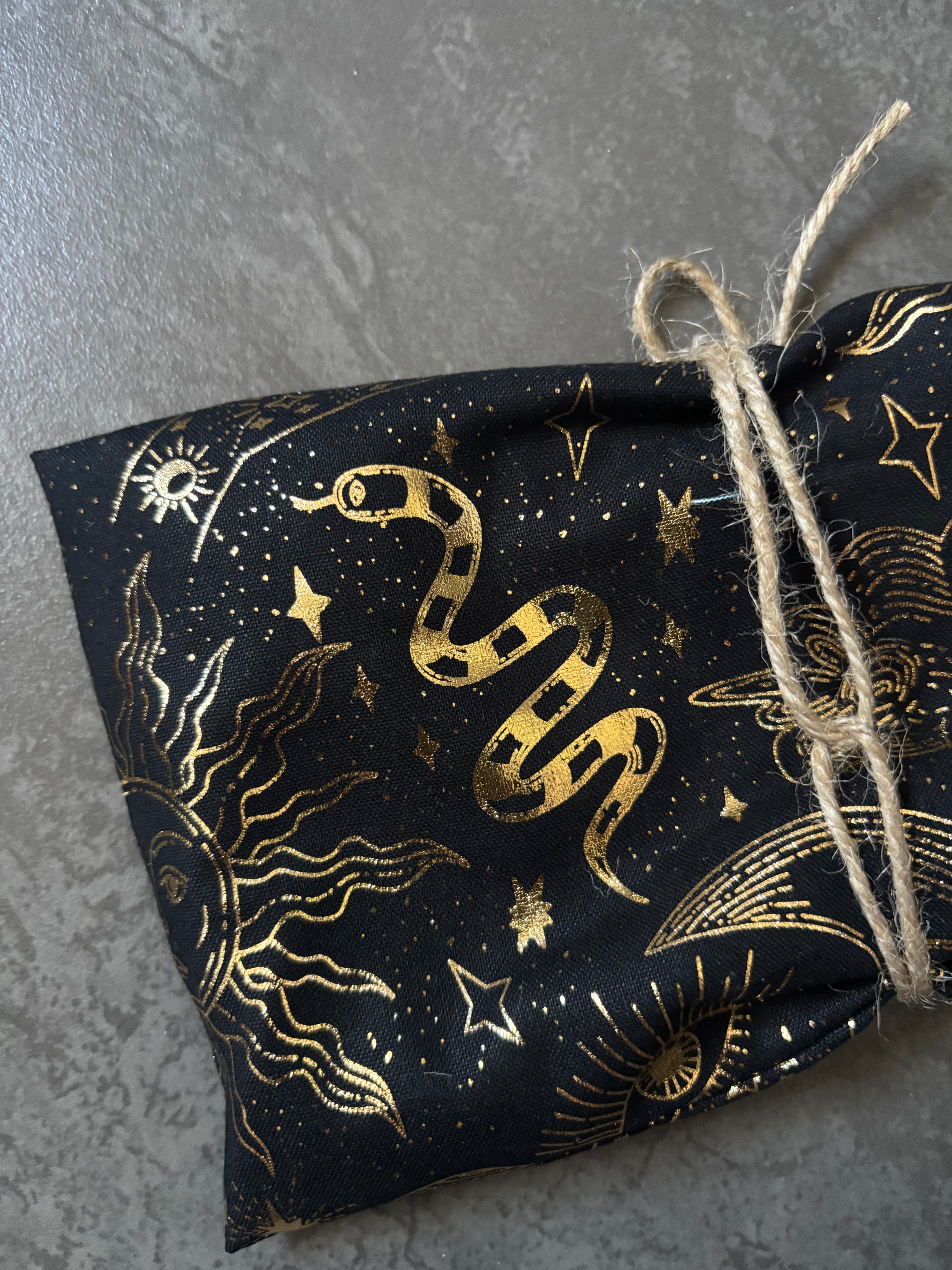 Crystal eye pillow- Sun & Moon