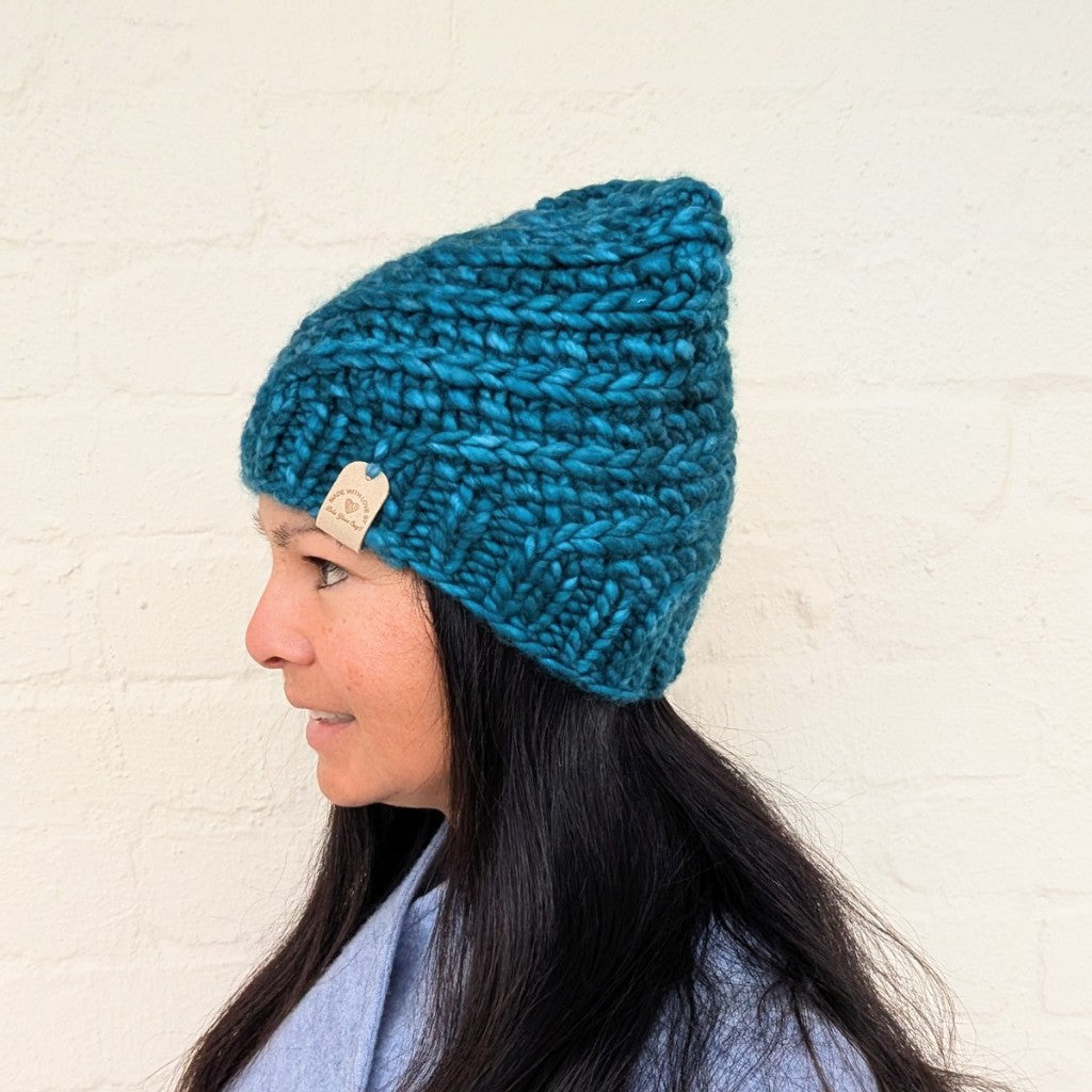 Malabrigo Rasta, Premium Merino Wool Beanie. North road hat.