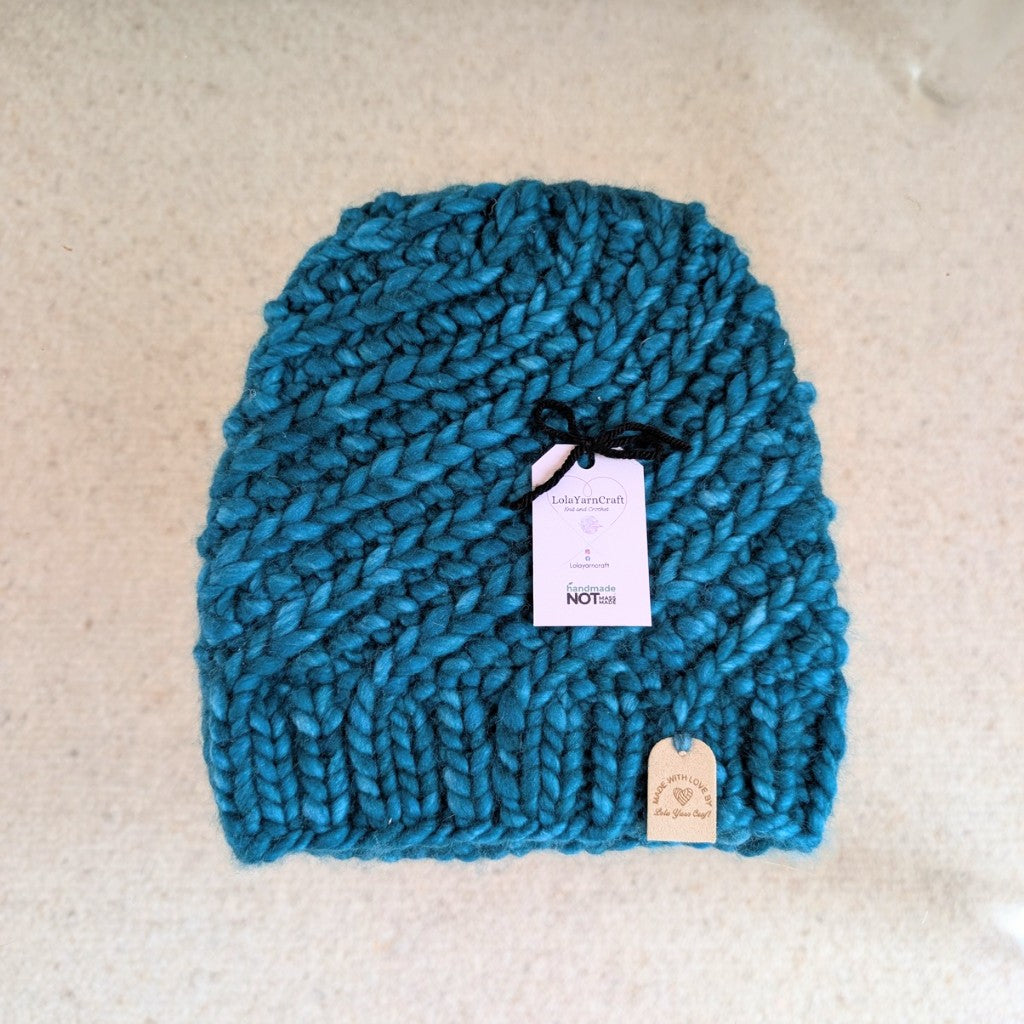 Malabrigo Rasta, Premium Merino Wool Beanie. North road hat.