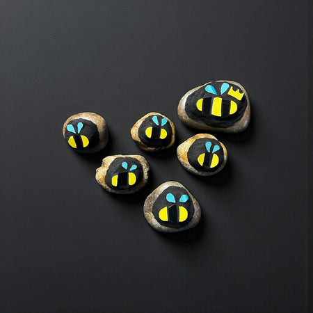 Mosaic Stones. Queen Bee & her Workers.