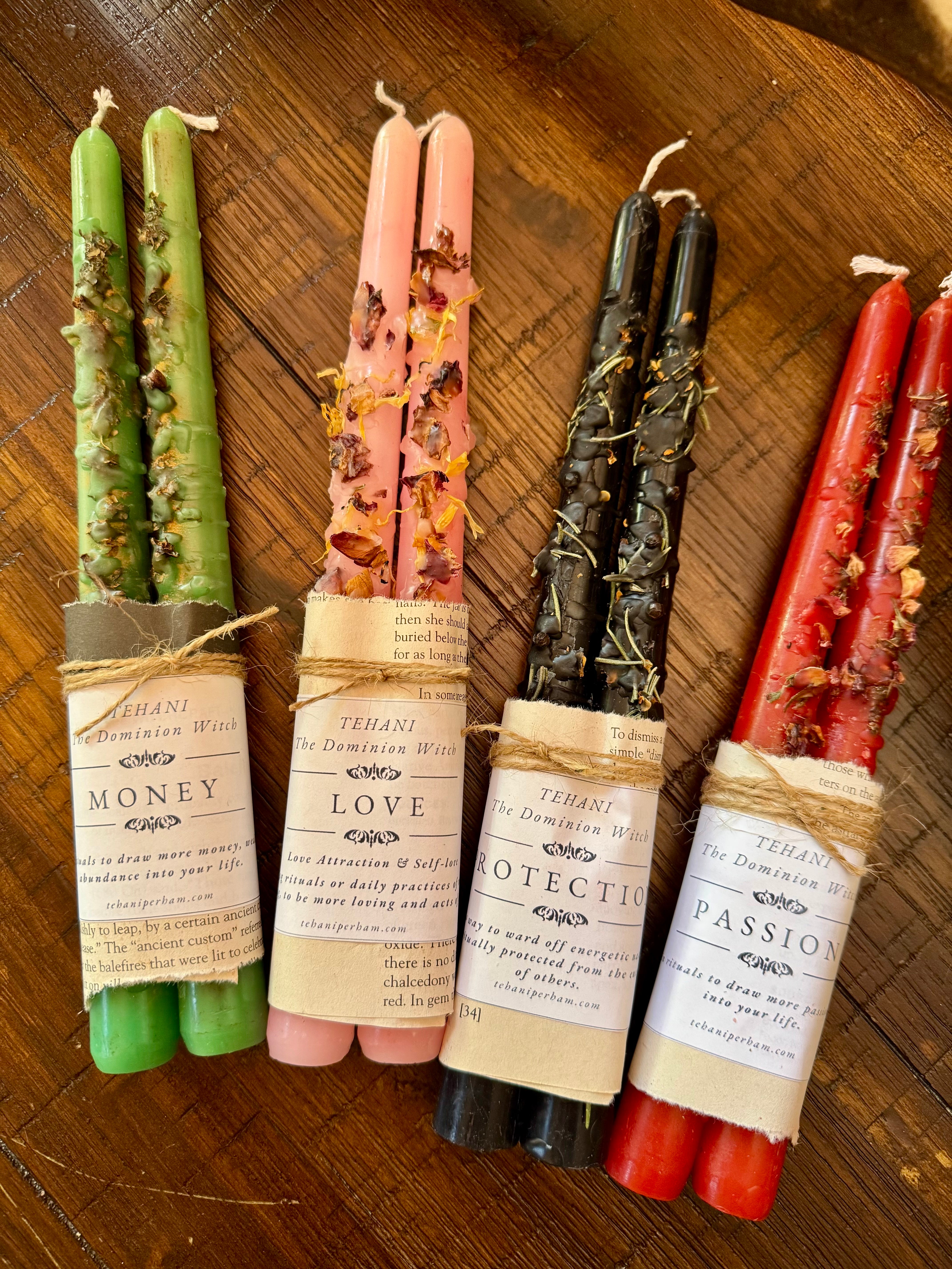 Dressed Taper Candles