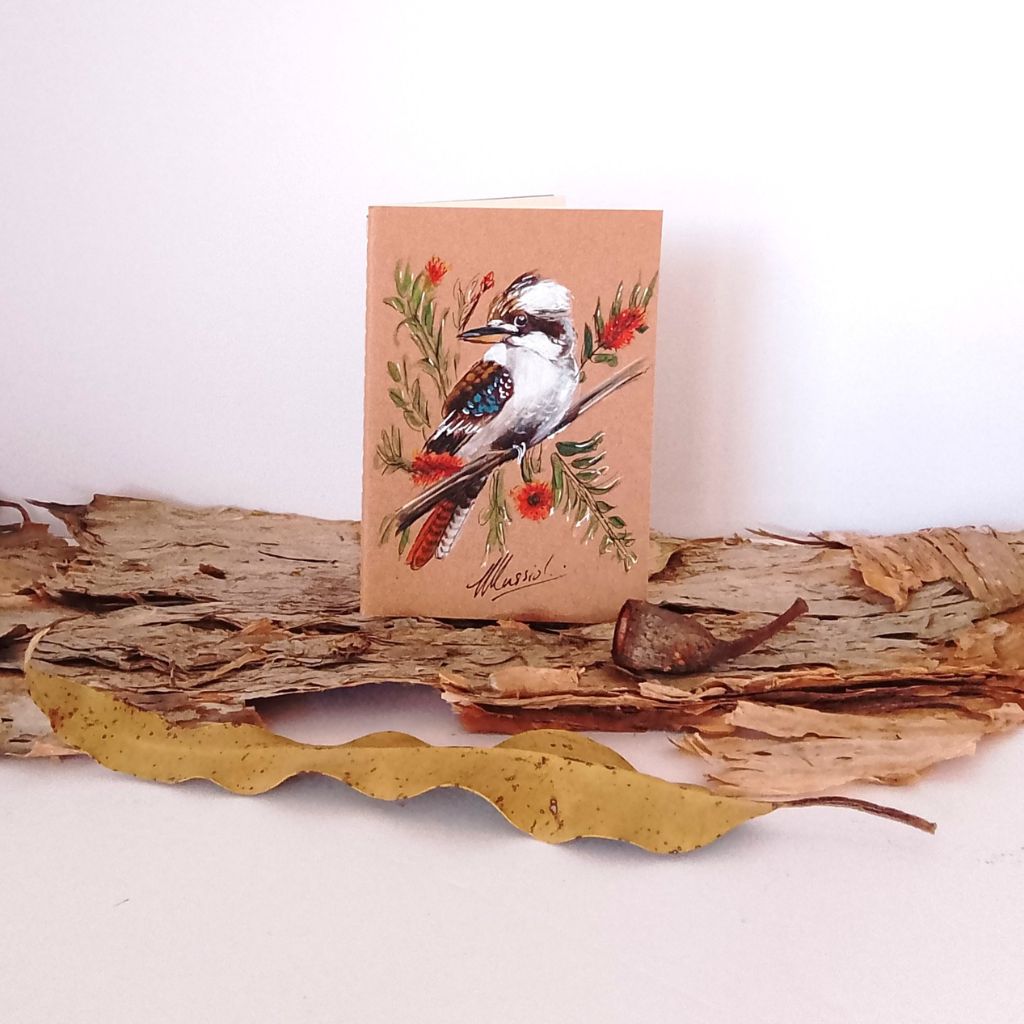 Kookaburra Handpainted Pocket Notebooks