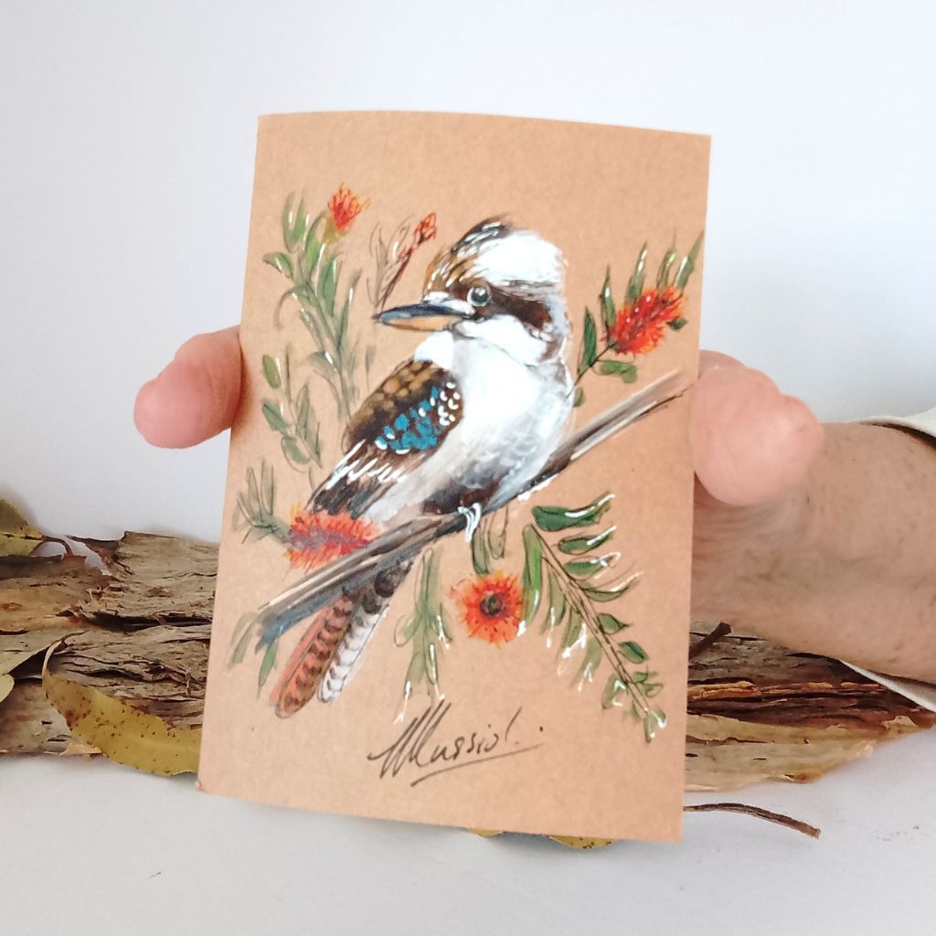Kookaburra Handpainted Pocket Notebooks