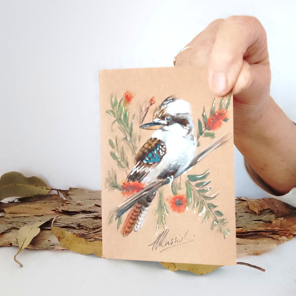 Kookaburra Handpainted Pocket Notebooks
