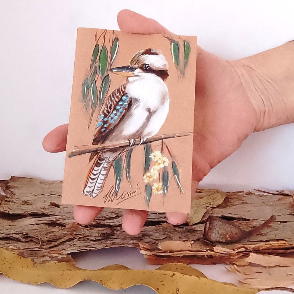 Kookaburra Handpainted Pocket Notebooks