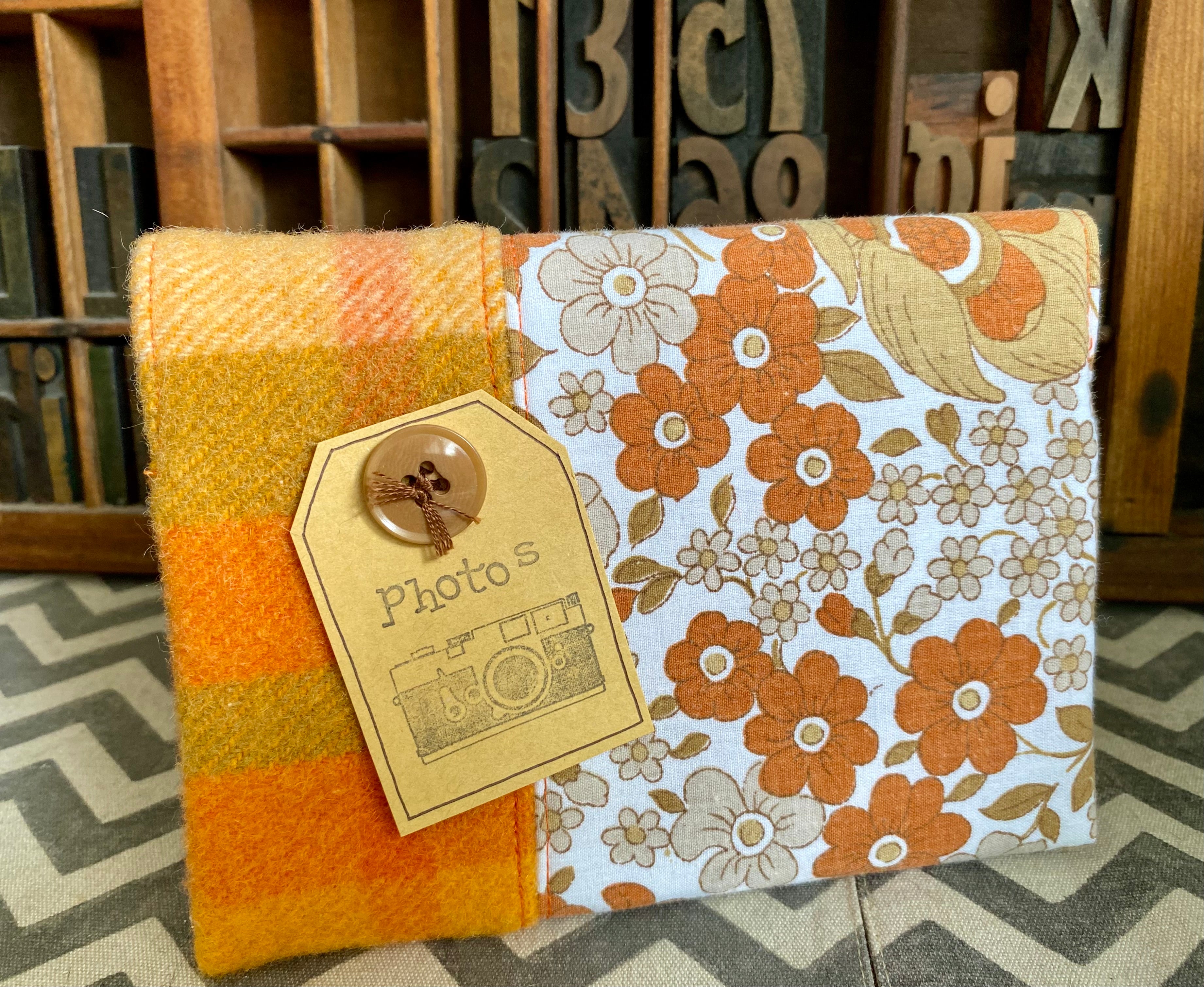 Mini Photo Album - Orange