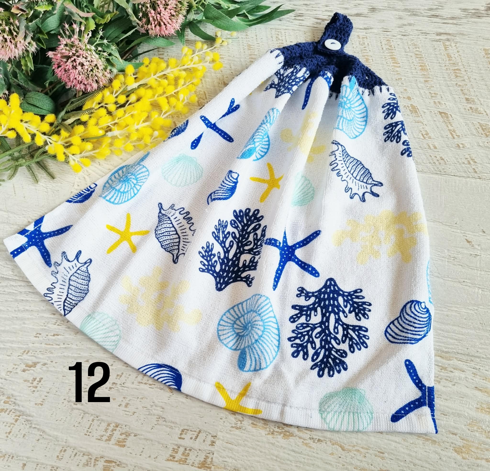 Kitchen Hand Towel | Hanging | Cotton | SINGLE LAYER | 9 Styles - 10-18