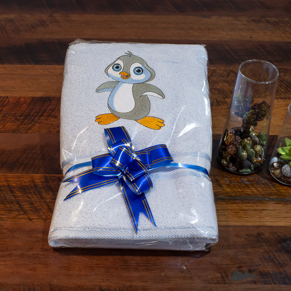 Baby Gift Sets - Lovey, Towel and Rattle - Penguin