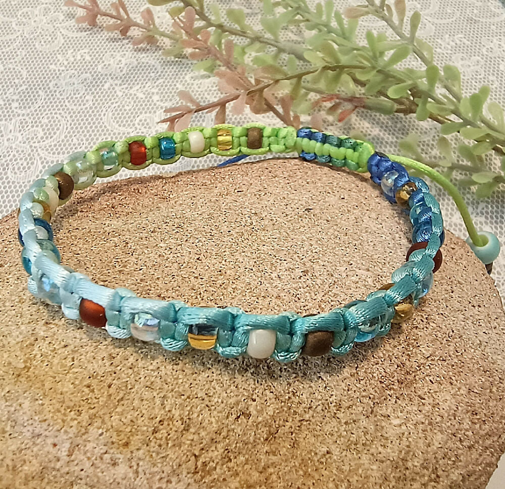 Assorted Stacking Macrame Seed Bead Bangles/Bracelets