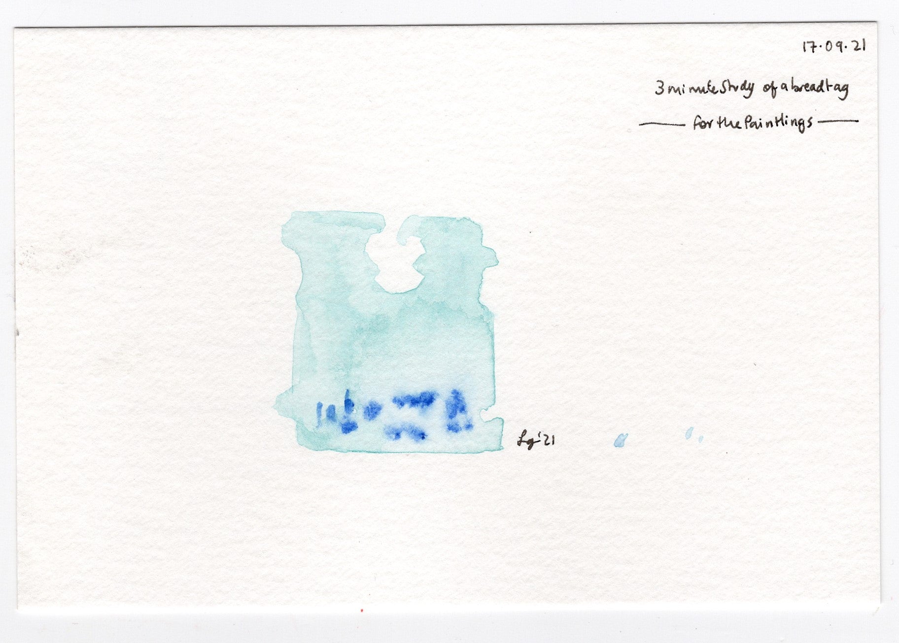 breadtag - A6 original artwork