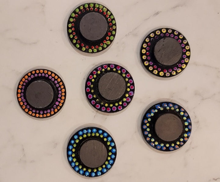 "For The Love of Dots" Fridge Magnets